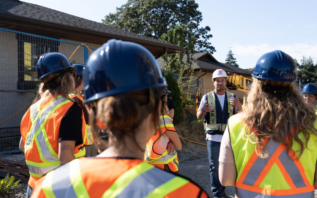 Women in Trades tours Kinetic’s Chown Place Project