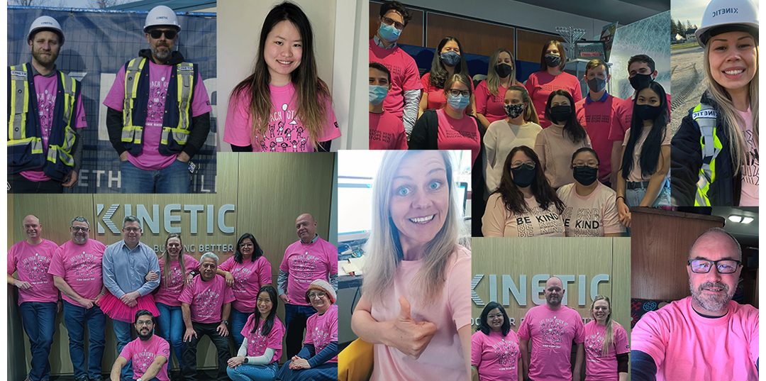 Kinetic participates in Pink Shirt Day