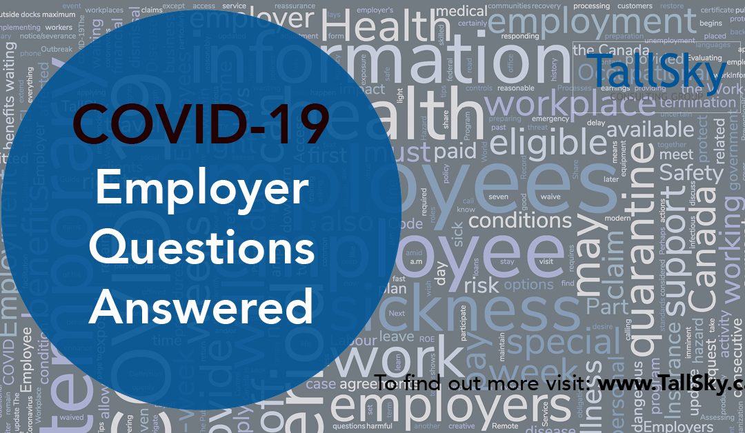 Some employer questions surrounding COVID-19 answered